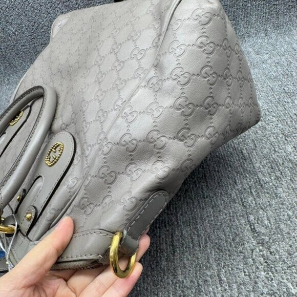 Gucci Guccissima Scarlett Leather Hand Bag 357-020425 - Picture 3 of 14